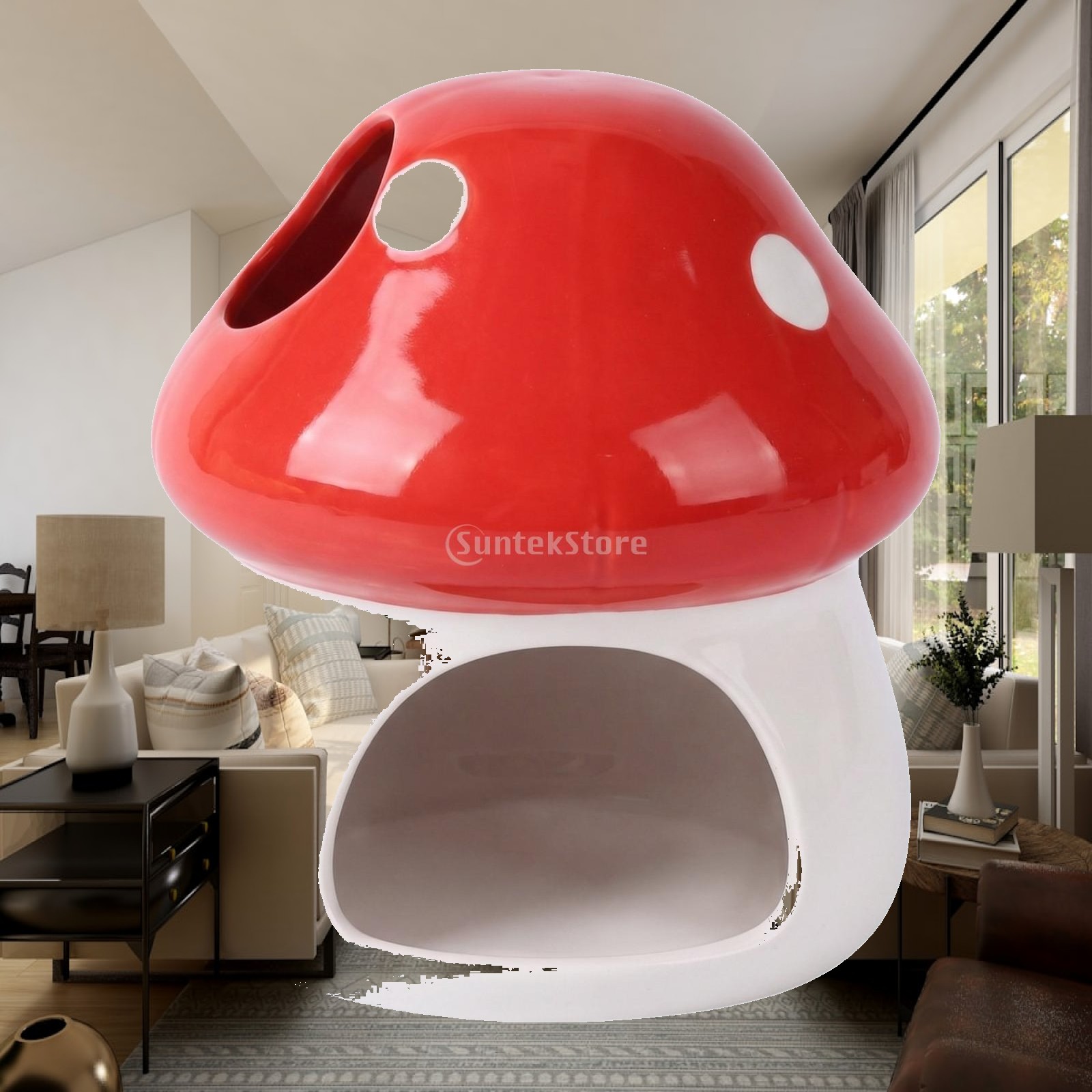 Hide Cave Ceramic - Keramisch hamsterhuisje, hol, hamsterverblijf, bed voor