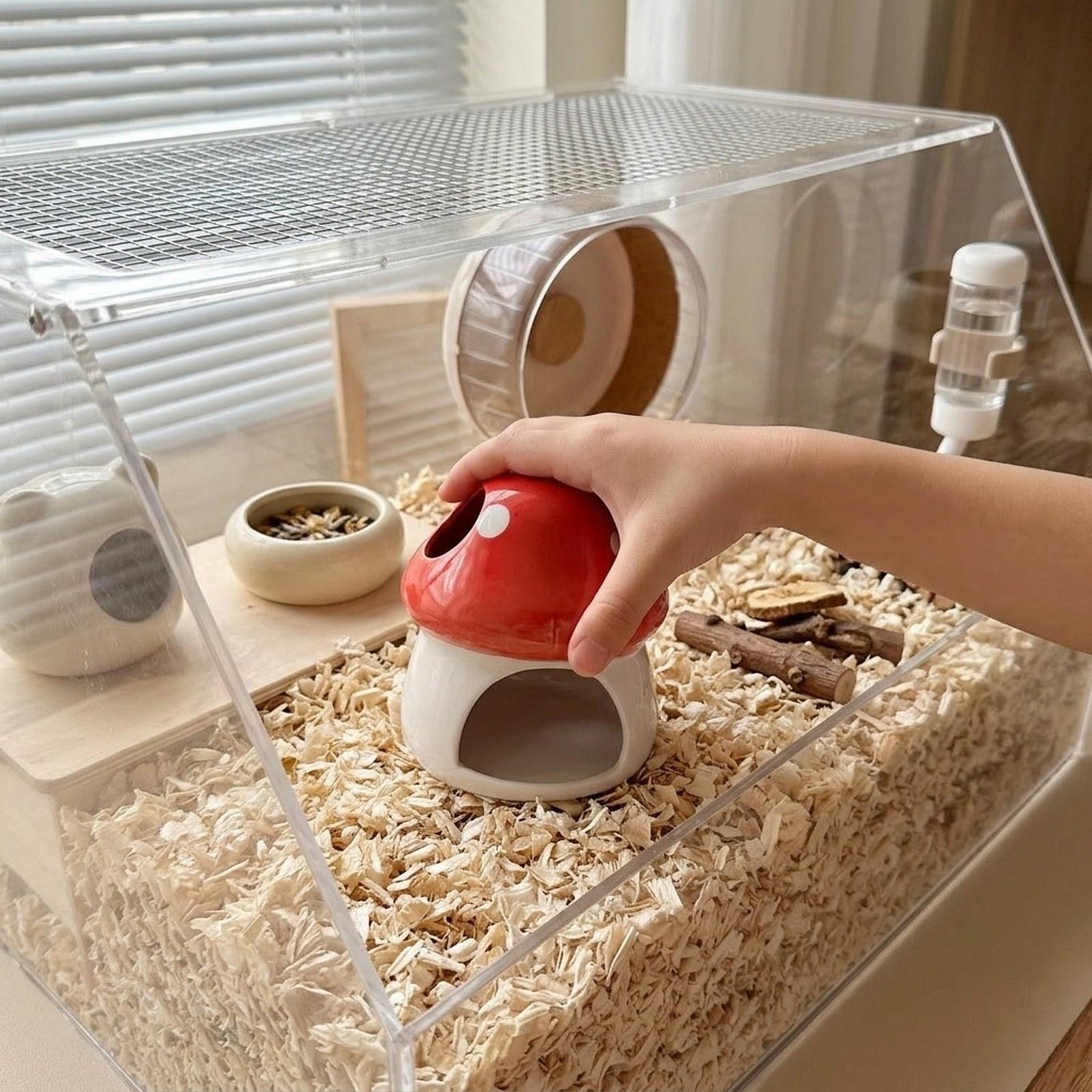 Keramisch hamsterhuisje, hol,  - Hide Cave Ceramic recensie en prijs