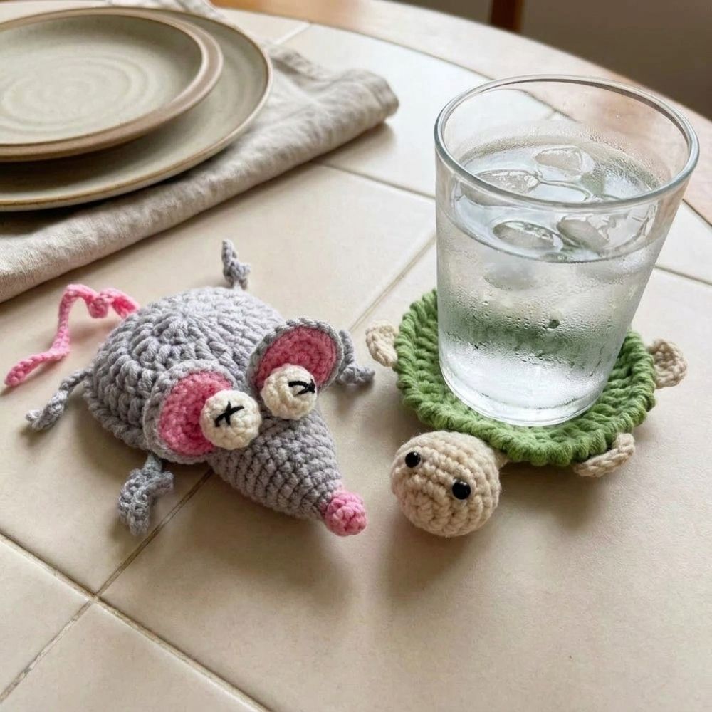 Grappige gehaakte schildpad-on - Water Dish Reptile recensie en prijs